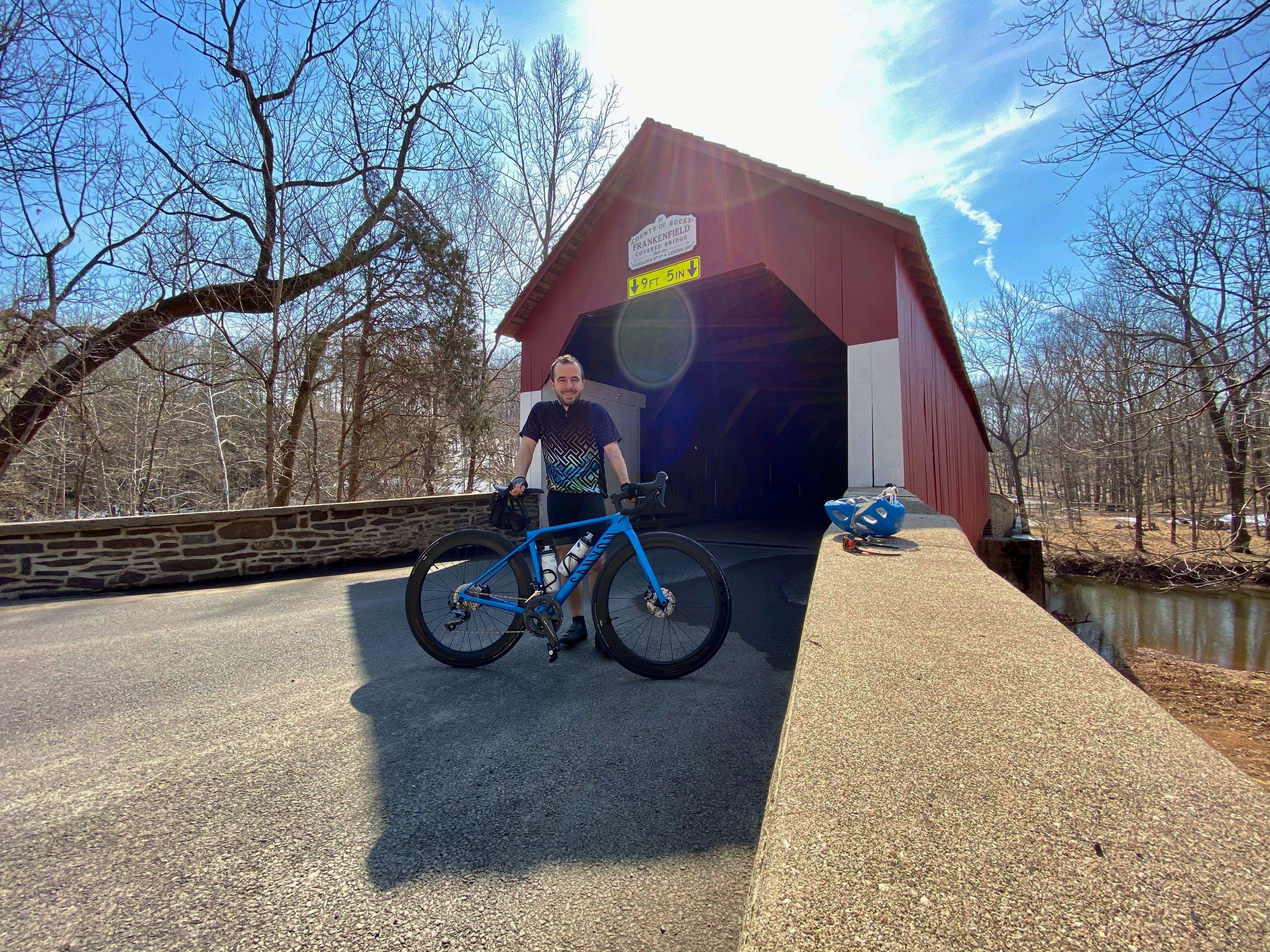 Covered bridge in New Jersey.