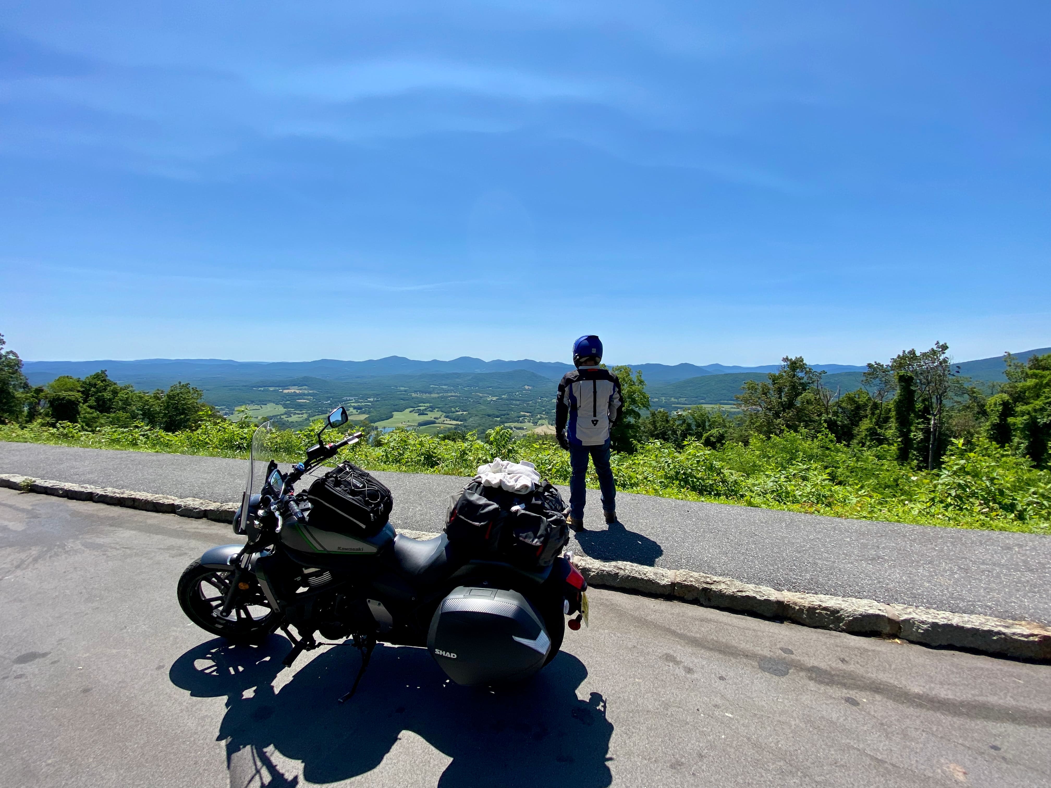 One of the first overlooks on the Blue Ridge, heading south.