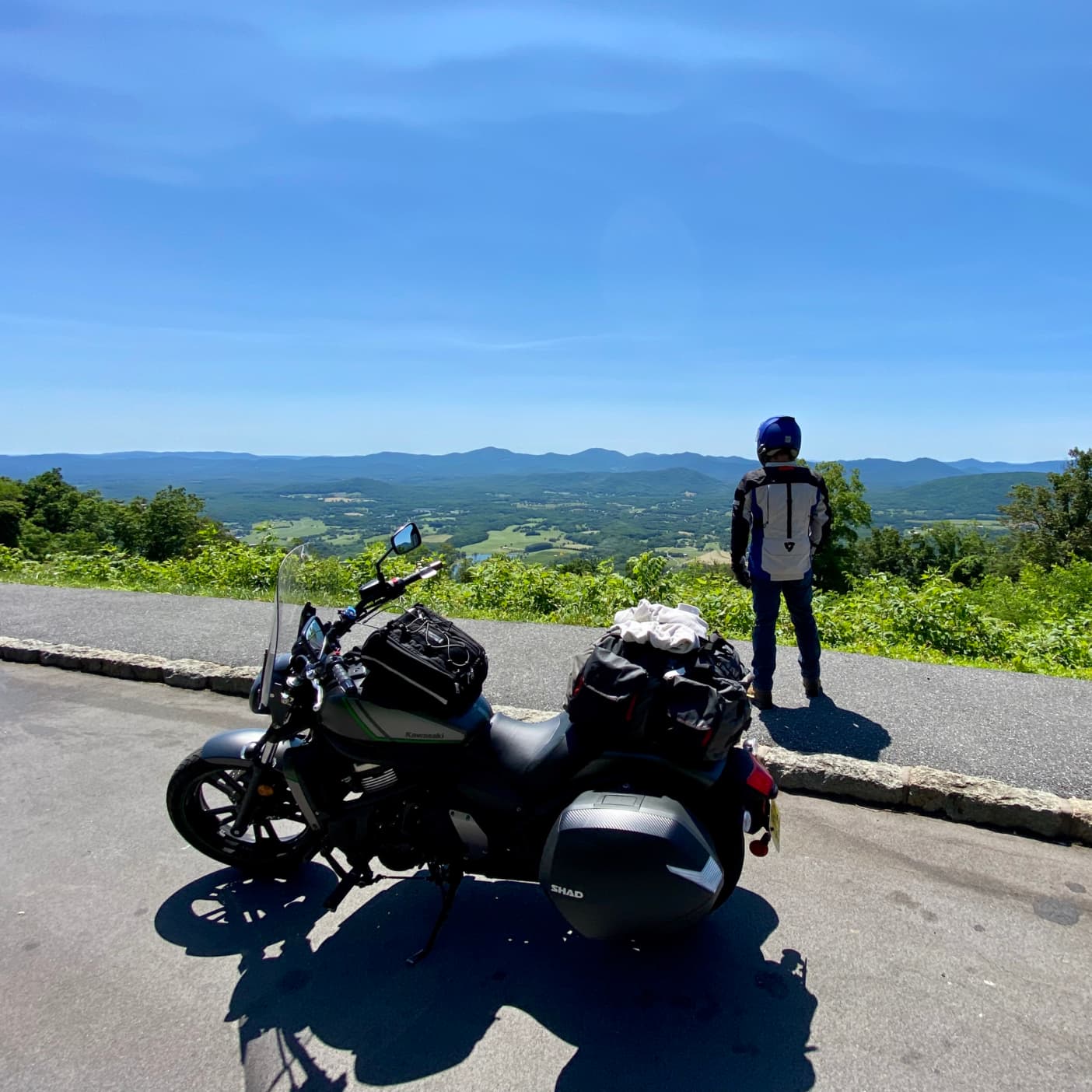 One of the first overlooks on the Blue Ridge, heading south.