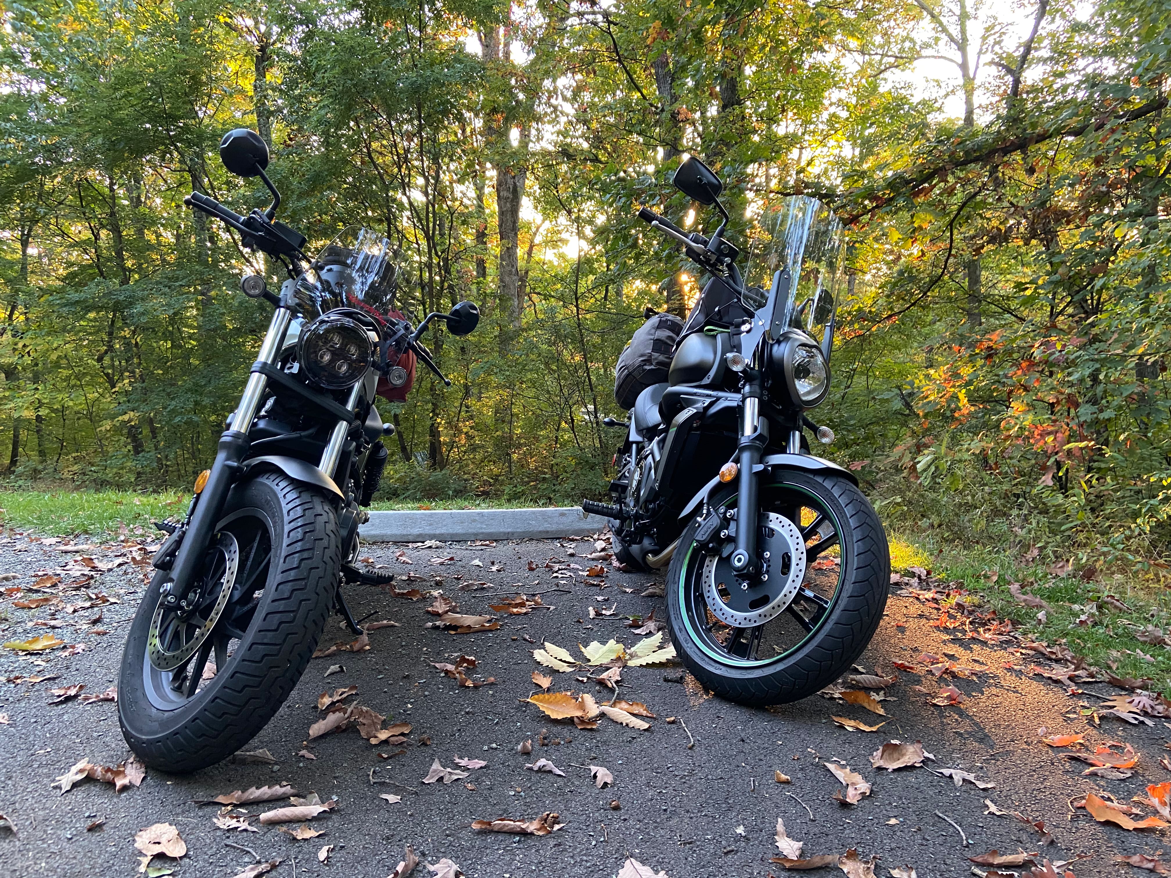Camping at Mathew's Arms campground in Shenandoah National Forest.